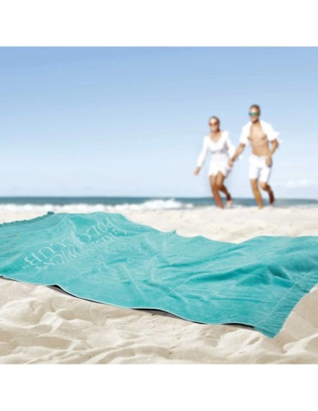 Greenwich Polo Club Plaj Havlusu 3733 – Mavi, 90x190, %100 Pamuk