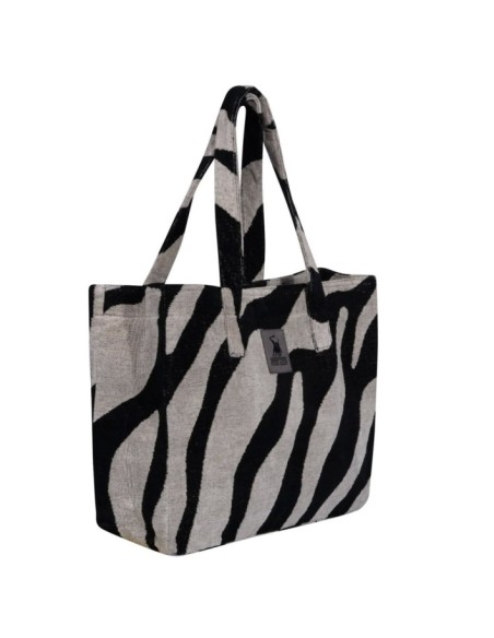 Greenwich Polo Club Plaj Çantası 3738 – Siyah/Kum Beji, 50x38 cm, %100 Pamuk