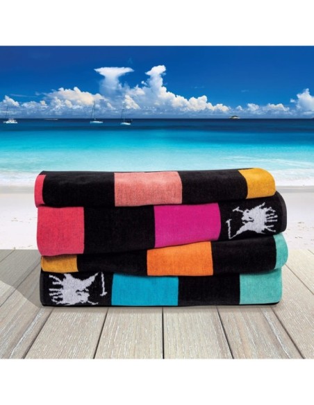 Greenwich Polo Club Plaj Havlusu 3768 – Çok Renkli, 90x180, %100 Pamuk