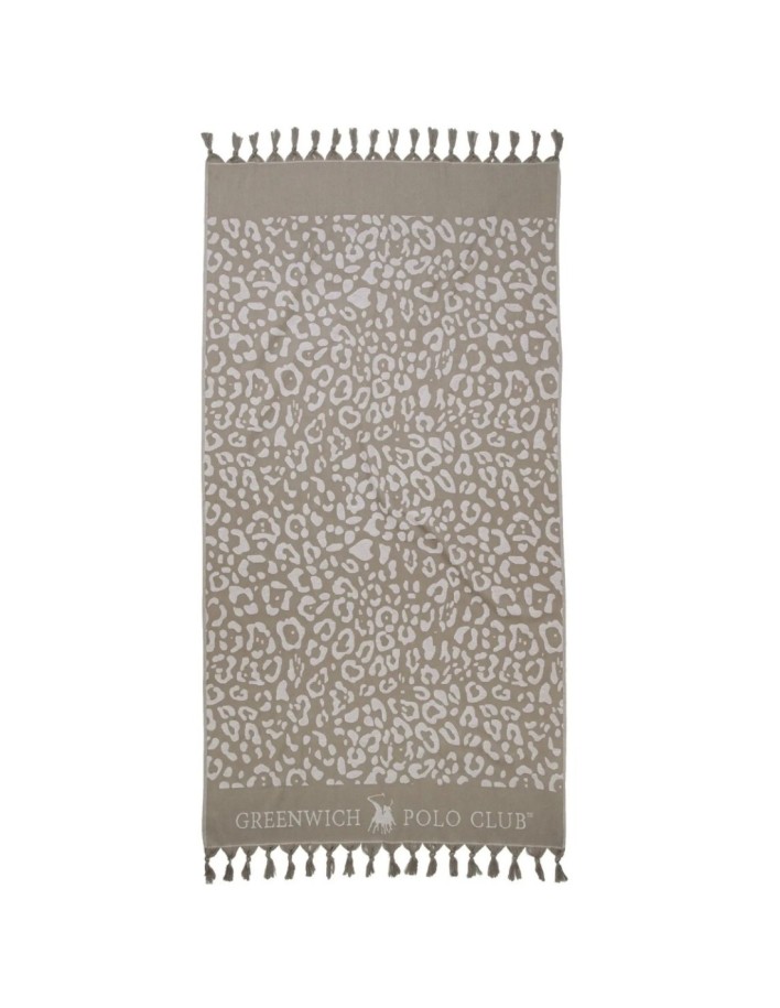 Greenwich Polo Club Peştemal 3791 – Gri, 90x170 cm, %100 Pamuk