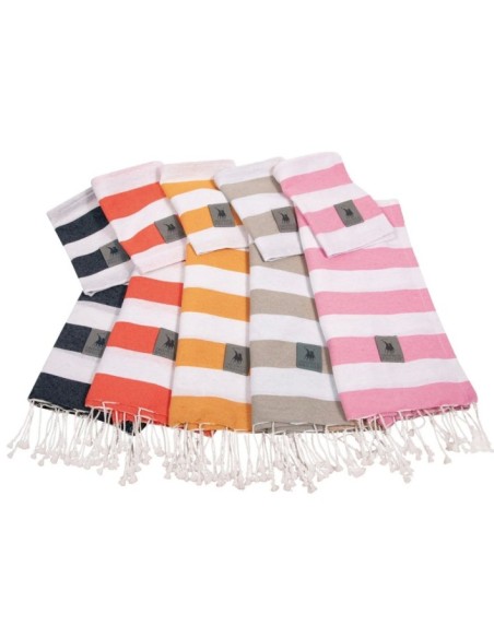 Greenwich Polo Club Peştemal 3821 – Bej, 90x170 cm, %100 Pamuk