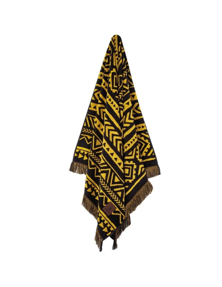 Greenwich Polo Club Plaj Havlusu 3830 – Siyah, Oker, 90x170, %100 Pamuk 2