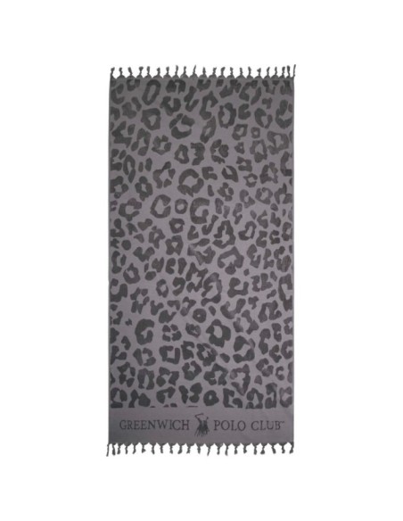 Greenwich Polo Club Plaj Havlusu 3836 – Gri, 90x170, %100 Pamuk