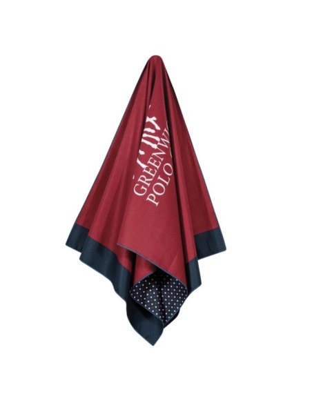 Greenwich Polo Club Plaj Havlusu 3873 – Mavi/Kırmızı, 80x170 cm, %100 Mikrofiber