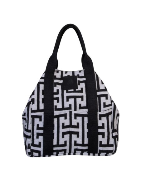 Greenwich Polo Club Plaj Çantası 3839 – Siyah/Gri, 35x40x38 cm, %80 Pamuk %20 Polyester