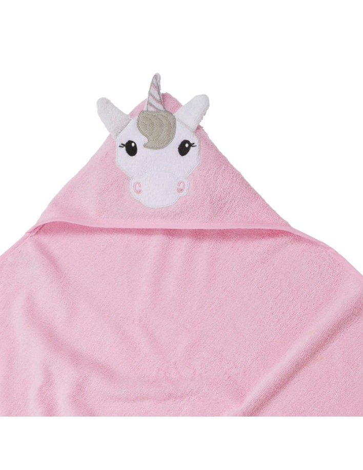 Das Baby Smile Kapüşonlu Bebek Havlusu 4887 – Pembe, 80x80 cm, %100 Pamuk 2