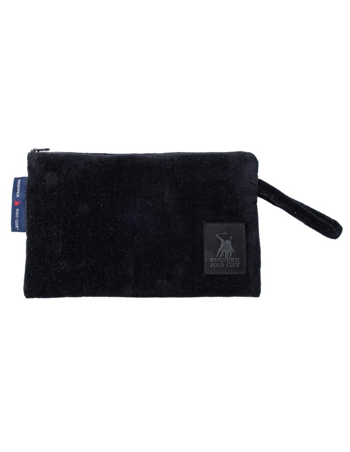 Greenwich Polo Club Plaj El Çantası 4017 – Siyah, 22x30 cm, %100 Pamuk