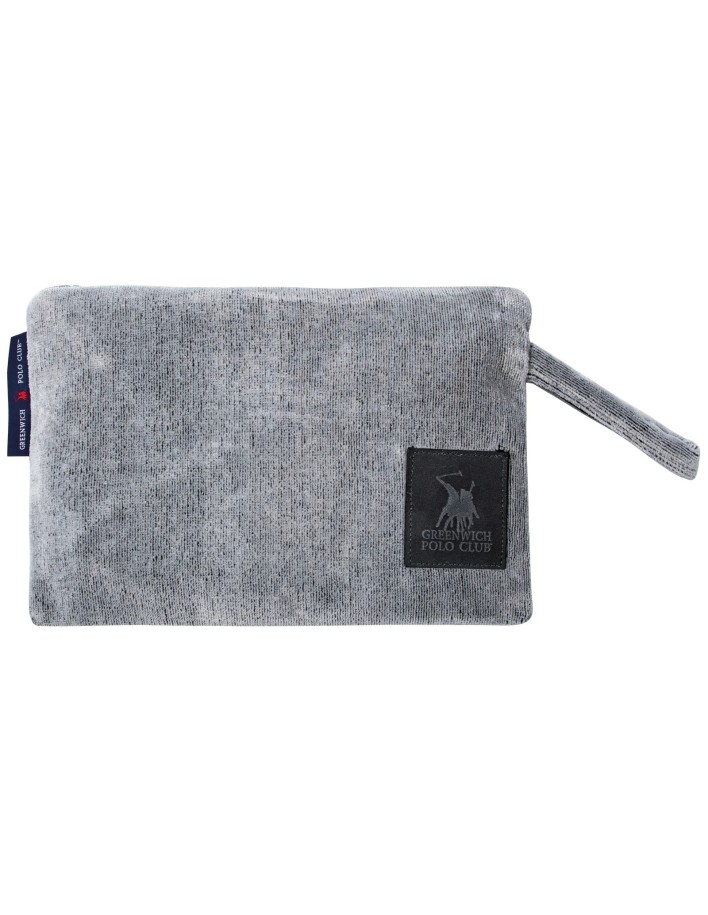 Greenwich Polo Club Plaj El Çantası 4016 – Gri, 22x30 cm, %100 Pamuk