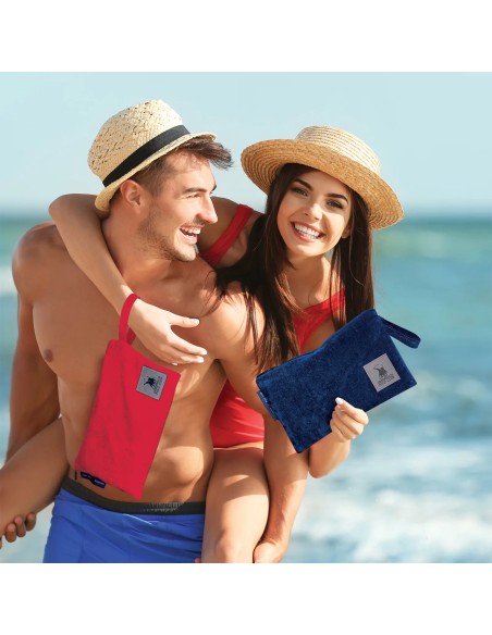 Greenwich Polo Club Plaj El Çantası 4015 – Mavi, 22x30 cm, %100 Pamuk