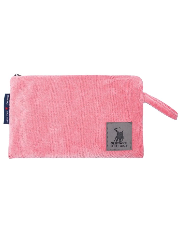 Greenwich Polo Club Plaj El Çantası 4013 – Pembe, 22x30 cm, %100 Pamuk