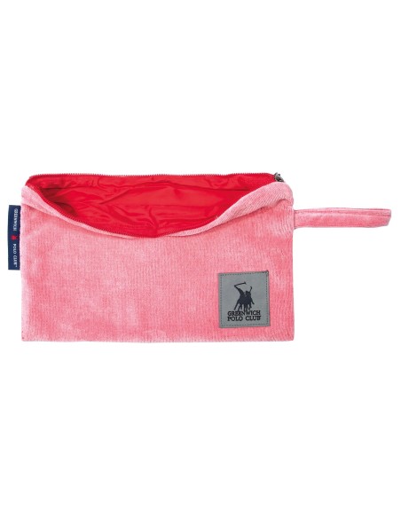 Greenwich Polo Club Plaj El Çantası 4013 – Pembe, 22x30 cm, %100 Pamuk