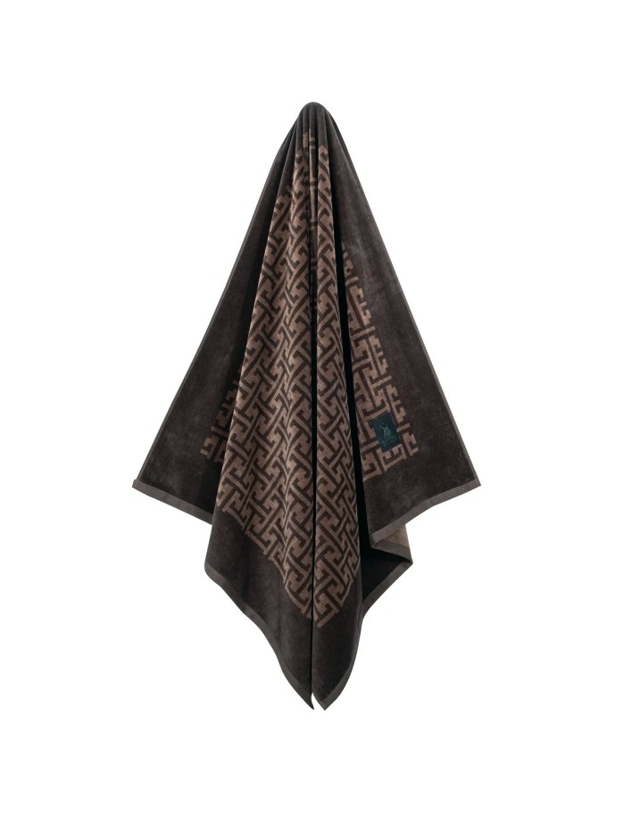 Greenwich Polo Club Plaj Havlusu 4004 – Kahverengi, 90x180 cm, %100 Pamuk Jakarlı 2