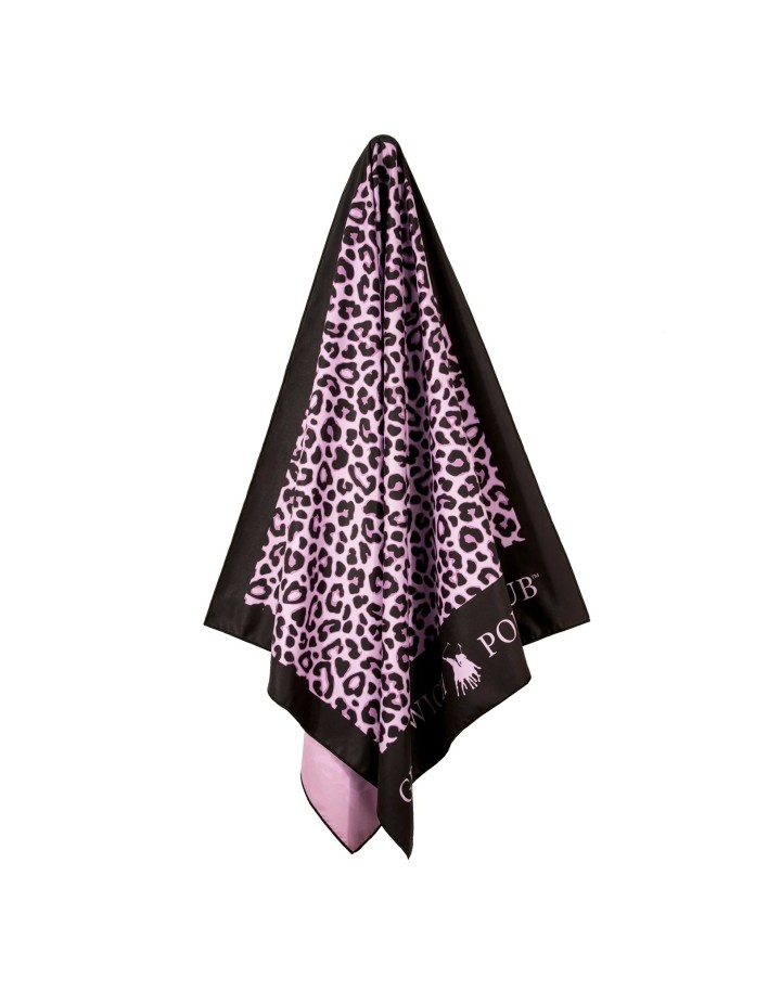 Greenwich Polo Club Plaj Havlusu 4037 – Siyah & Pembe, 80x170 cm, %100 Mikrofiber 2