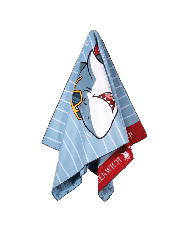 Greenwich Polo Club Junior Çocuk Plaj Havlusu 4044 – Mavi & Kırmızı, 70x140 cm, %100 Mikrofiber 2