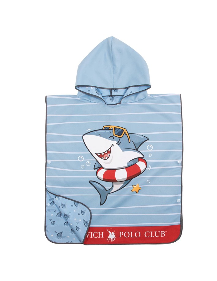 Greenwich Polo Club Junior Çocuk Deniz Pançosu 4044 – Mavi, 50x115 cm, %100 Mikrofiber