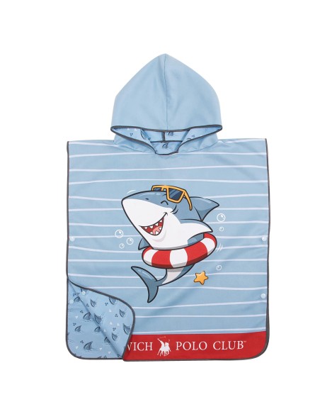 Greenwich Polo Club Junior Çocuk Deniz Pançosu 4044 – Mavi, 50x115 cm, %100 Mikrofiber