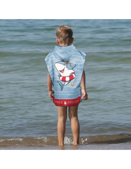 Greenwich Polo Club Junior Çocuk Deniz Pançosu 4044 – Mavi, 50x115 cm, %100 Mikrofiber