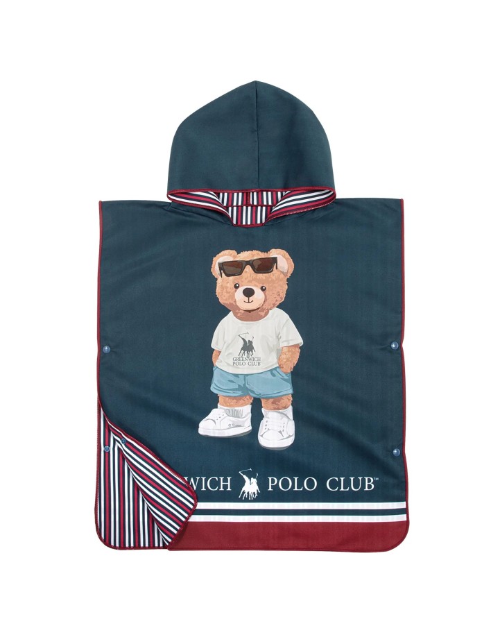 Greenwich Polo Club Junior Çocuk Deniz Pançosu 4042 – Mavi, 50x115 cm, %100 Mikrofiber