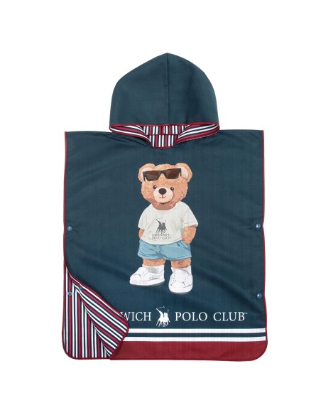 Greenwich Polo Club Junior Çocuk Deniz Pançosu 4042 – Mavi, 50x115 cm, %100 Mikrofiber