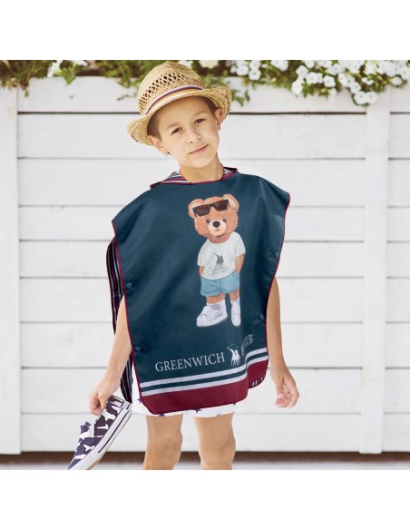 Greenwich Polo Club Junior Çocuk Deniz Pançosu 4042 – Mavi, 50x115 cm, %100 Mikrofiber