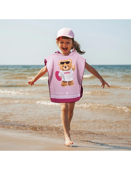 Greenwich Polo Club Junior Çocuk Deniz Pançosu 4039 – Pembe, 50x115 cm, %100 Mikrofiber