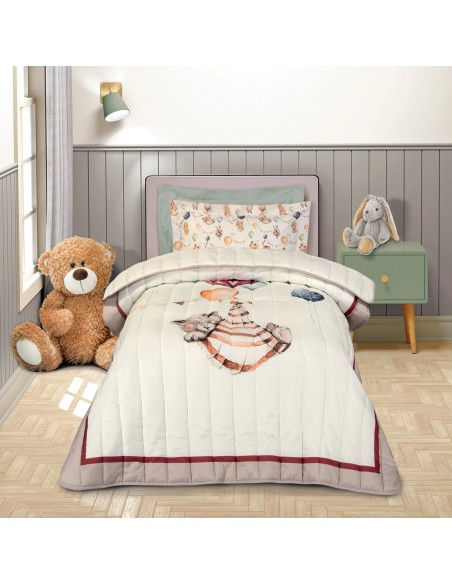 Greenwich Polo Club Essential Seri Tek Kişilik Çift Taraflı Nevresim 8850 - Bej, Bordo & Oker, 160x220 cm, %100 Mikrofiber