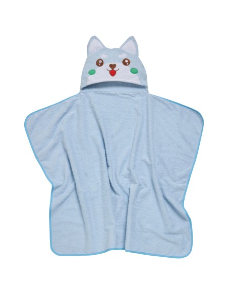 Das Baby Bath Seri Bebek Kapüşonlu Banyo Havlusu 4948 - Mavi, 70x90 cm, %100 Pamuk
