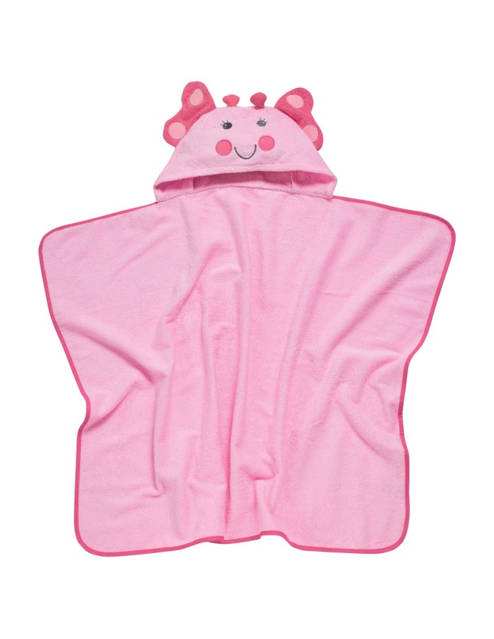 Das Baby Bath Seri Bebek Kapüşonlu Banyo Havlusu 4946 - Pembe, 70x90 cm, %100 Pamuk