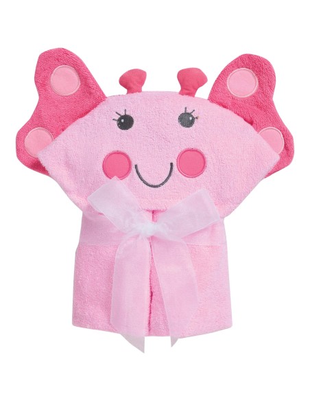 Das Baby Bath Seri Bebek Kapüşonlu Banyo Havlusu 4946 - Pembe, 70x90 cm, %100 Pamuk