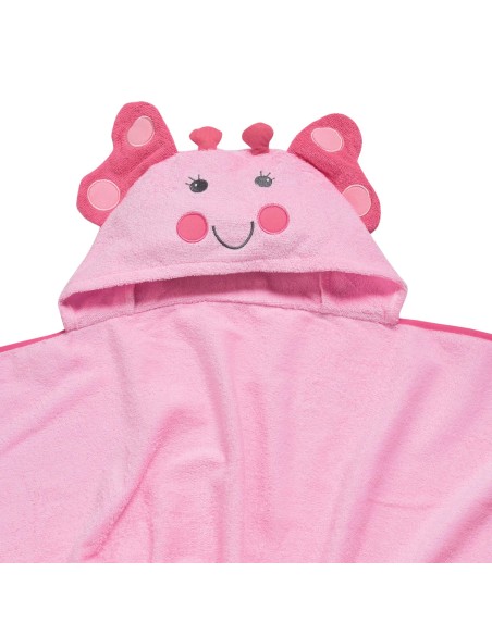 Das Baby Bath Seri Bebek Kapüşonlu Banyo Havlusu 4946 - Pembe, 70x90 cm, %100 Pamuk