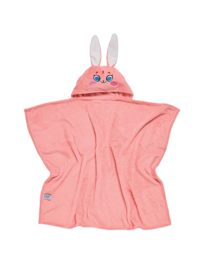 Das Baby Bath Seri Bebek Kapüşonlu Banyo Havlusu 4944 - Pembe, 70x90 cm, %100 Polyester