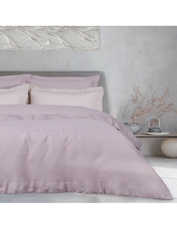 Das Home Happy Seri Çift Kişilik Kapitone Yatak Örtüsü 9654 - Nude, 220x240 cm, %100 Mikrofiber