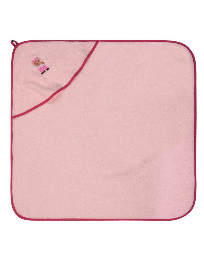 Greenwich Polo Club Essential Seri Bebek Kapüşonlu Banyo Havlusu 8839 - Pembe, 80x80 cm, %100 Hipoalerjenik Pamuk 2