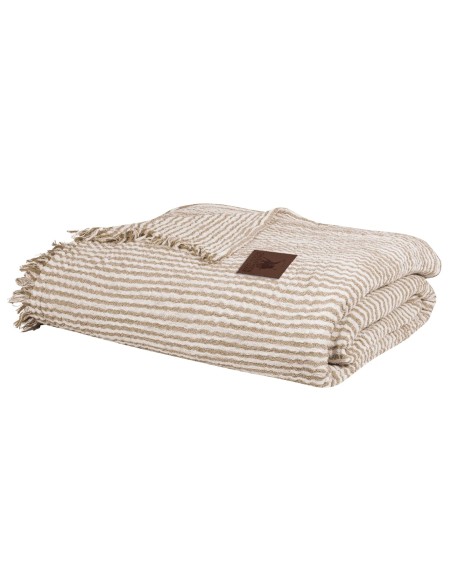 Greenwich Polo Club Essential Seri Çift Kişilik Yazlık Pamuklu Muslin Battaniye 3468 - Altın Sarısı, 220x240 cm, %100 Hipoalerjenik Pamuk