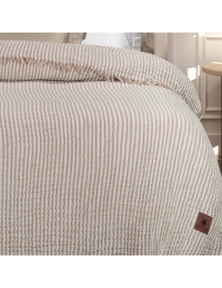 Greenwich Polo Club Essential Seri Çift Kişilik Yazlık Pamuklu Muslin Battaniye 3468 - Altın Sarısı, 220x240 cm, %100 Hipoalerjenik Pamuk