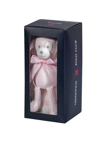 Greenwich Polo Club Essential Seri Bebek Pike Battaniye 8855 - Pembe & Beyaz, 75x100 cm, %100 Hipoalerjenik Pamuk