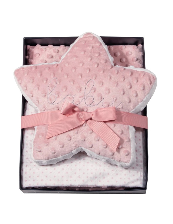 Greenwich Polo Club Essential Seri Bebek Çift Taraflı Fleece Polar Battaniye 8847 - Pembe & Beyaz, 75x100 cm, %100 Hipoalerjenik Polyester 2