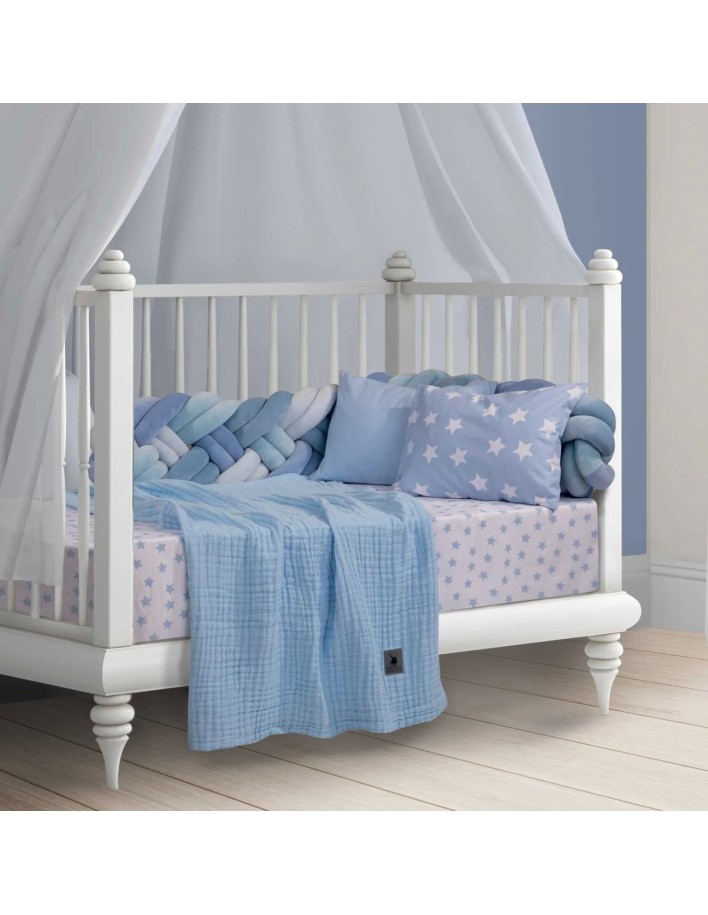 Greenwich Polo Club Essential Seri Bebek Pamuklu Yazlık Battaniye 2995 - Bebe Mavisi, 105x150 cm, %100 Hipoalerjenik Pamuk 2