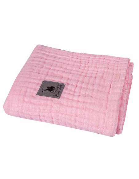 Greenwich Polo Club Essential Seri Bebek Pamuklu Yazlık Battaniye 2994 - Pembe, 105x150 cm, %100 Hipoalerjenik Pamuk