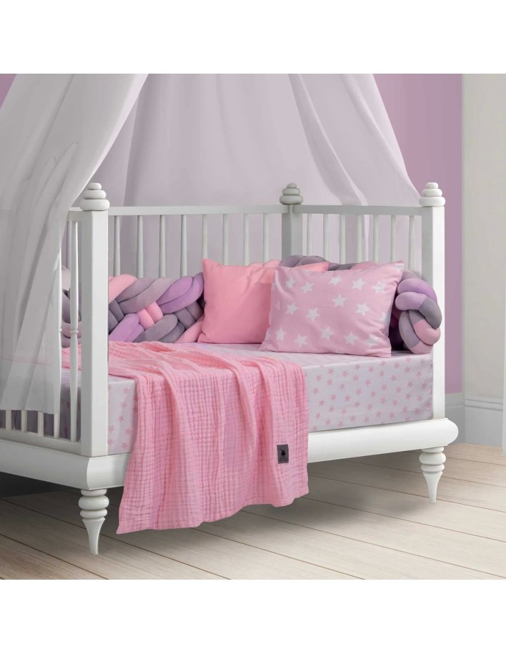 Greenwich Polo Club Essential Seri Bebek Pamuklu Yazlık Battaniye 2994 - Pembe, 105x150 cm, %100 Hipoalerjenik Pamuk 2