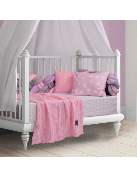 Greenwich Polo Club Essential Seri Bebek Pamuklu Yazlık Battaniye 2994 - Pembe, 105x150 cm, %100 Hipoalerjenik Pamuk